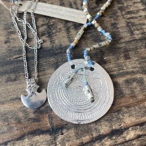 Chan Luu abalone mix bead necklace